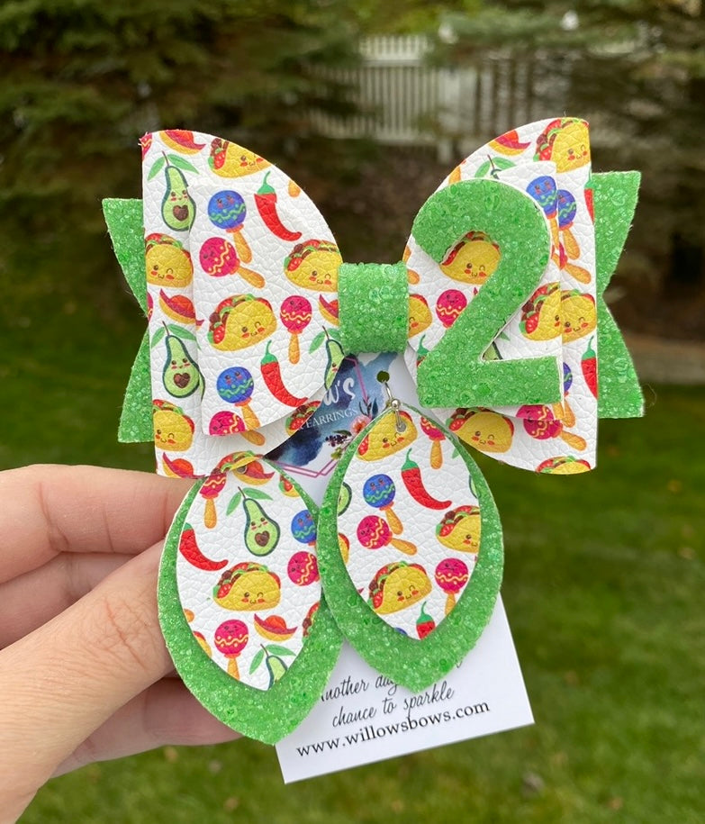Cactus themed birthday set