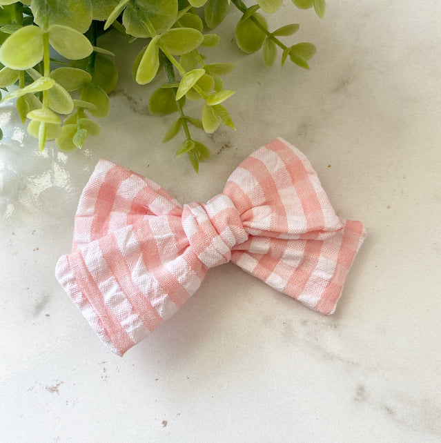 Gingham Lola style bows