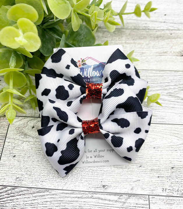 Cow print piggies