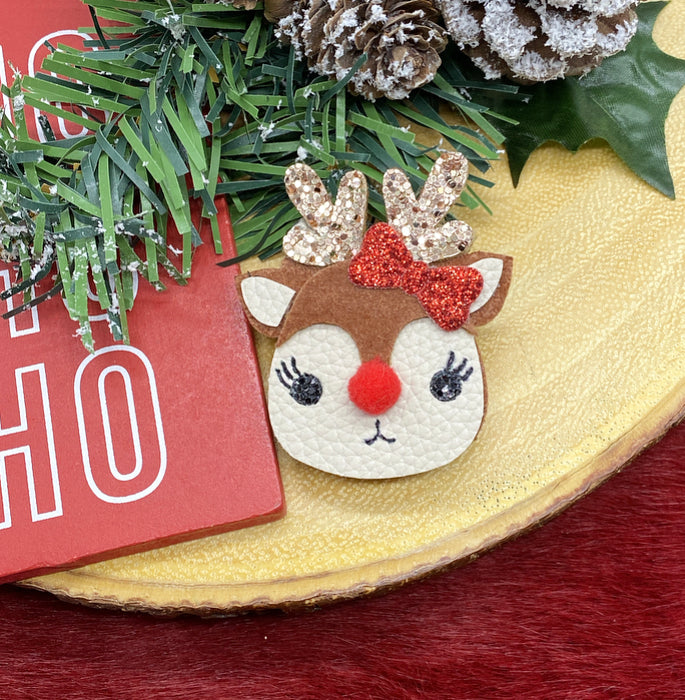 Christmas hair clips