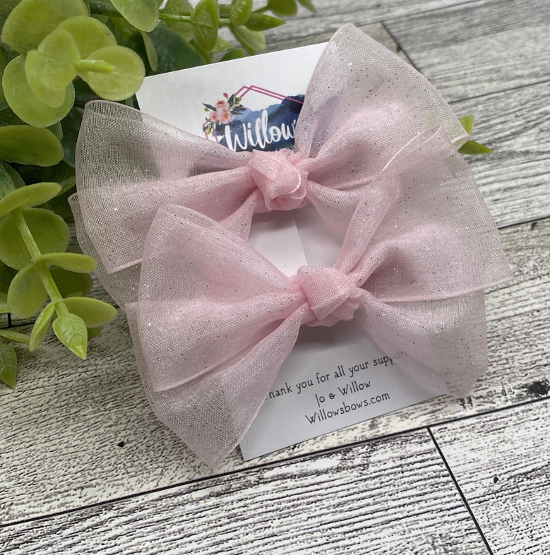 Shimmer pink piggies
