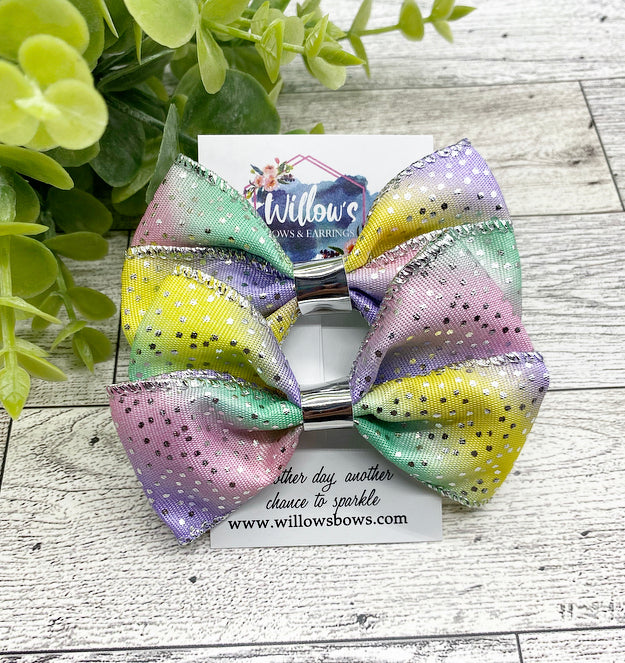 Pastel glitter piggies