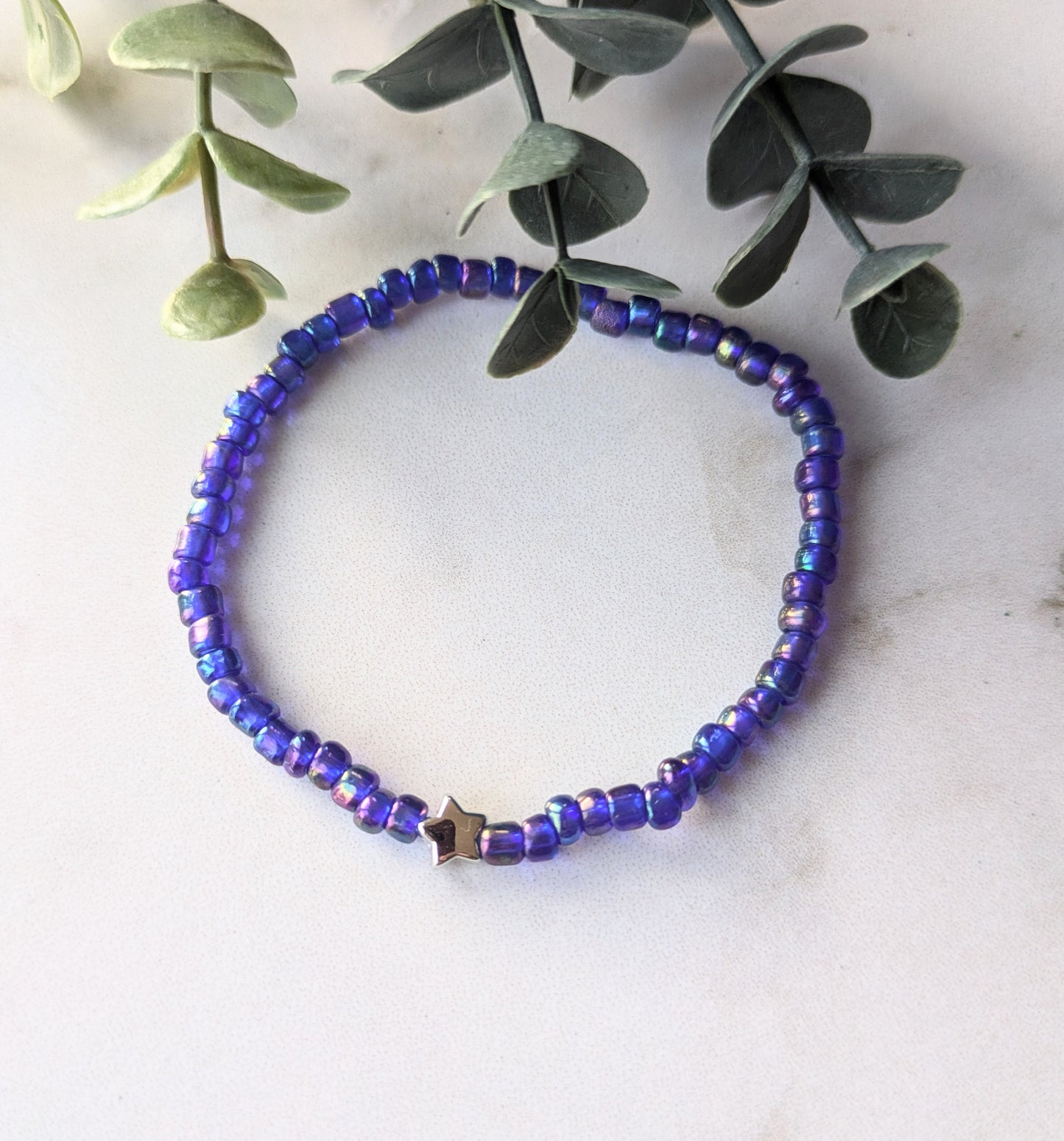 Rainbow blue movement bracelet