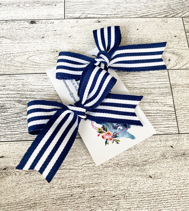 Navy Stripes, piggies