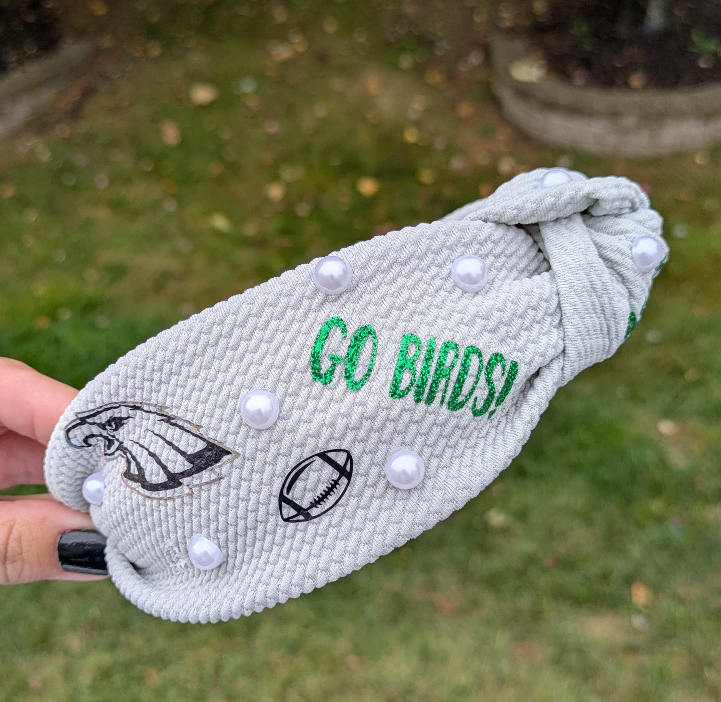 Go birds headbands (grey)