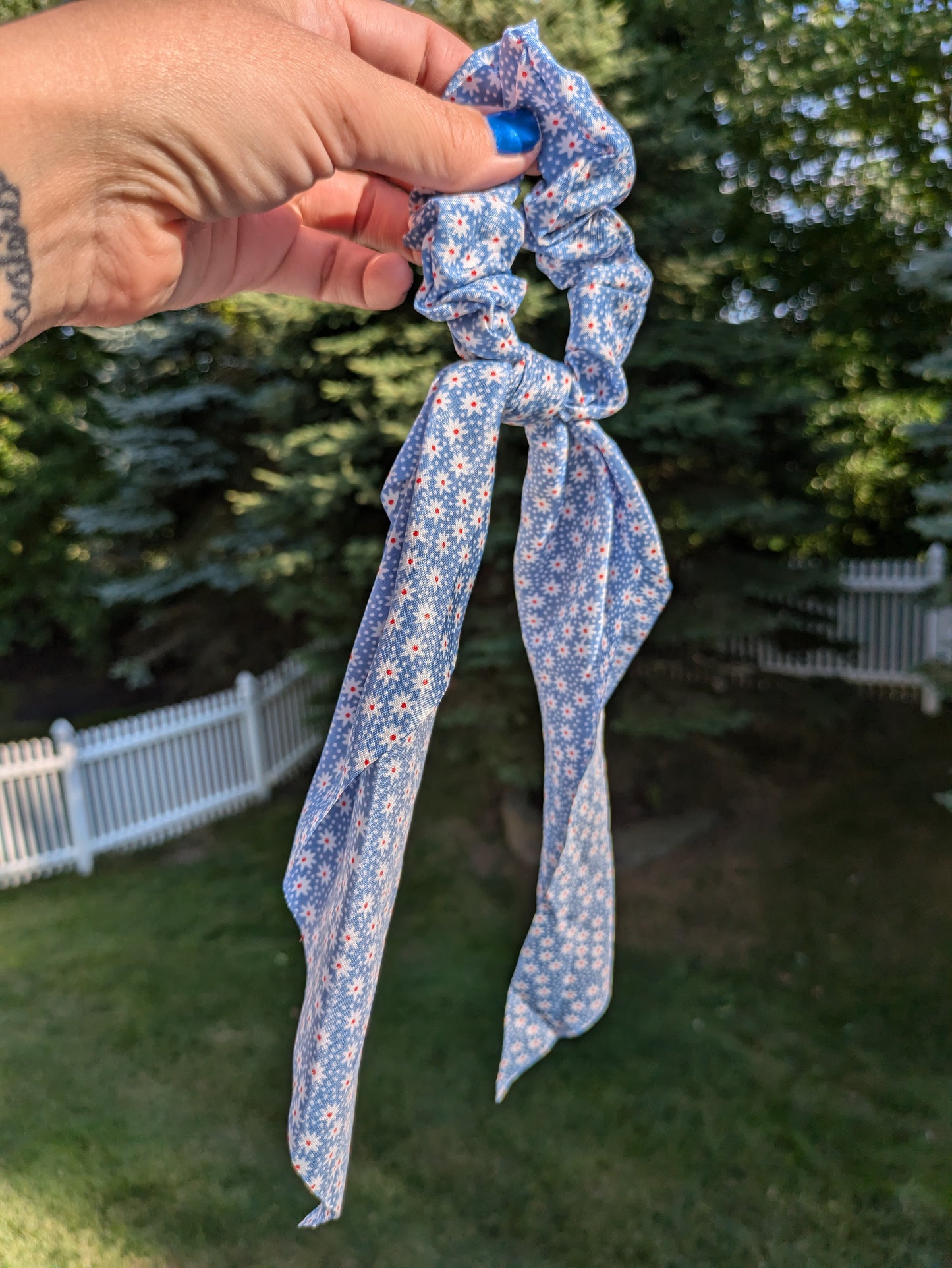 Chiffon scrunchie