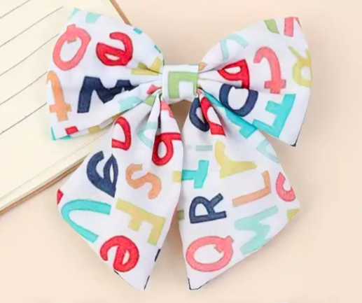 Alphabet sailor bow
