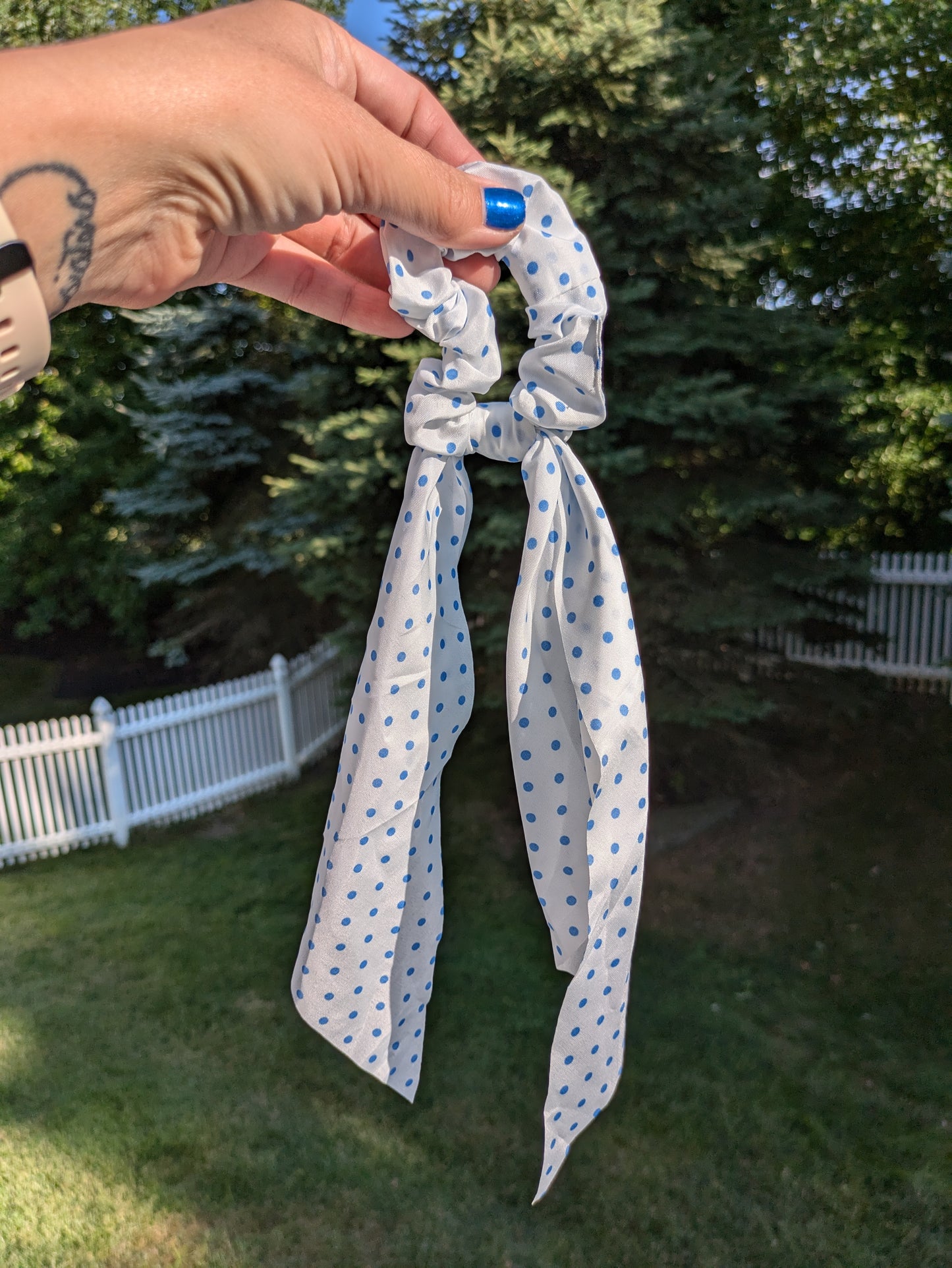 Chiffon scrunchie