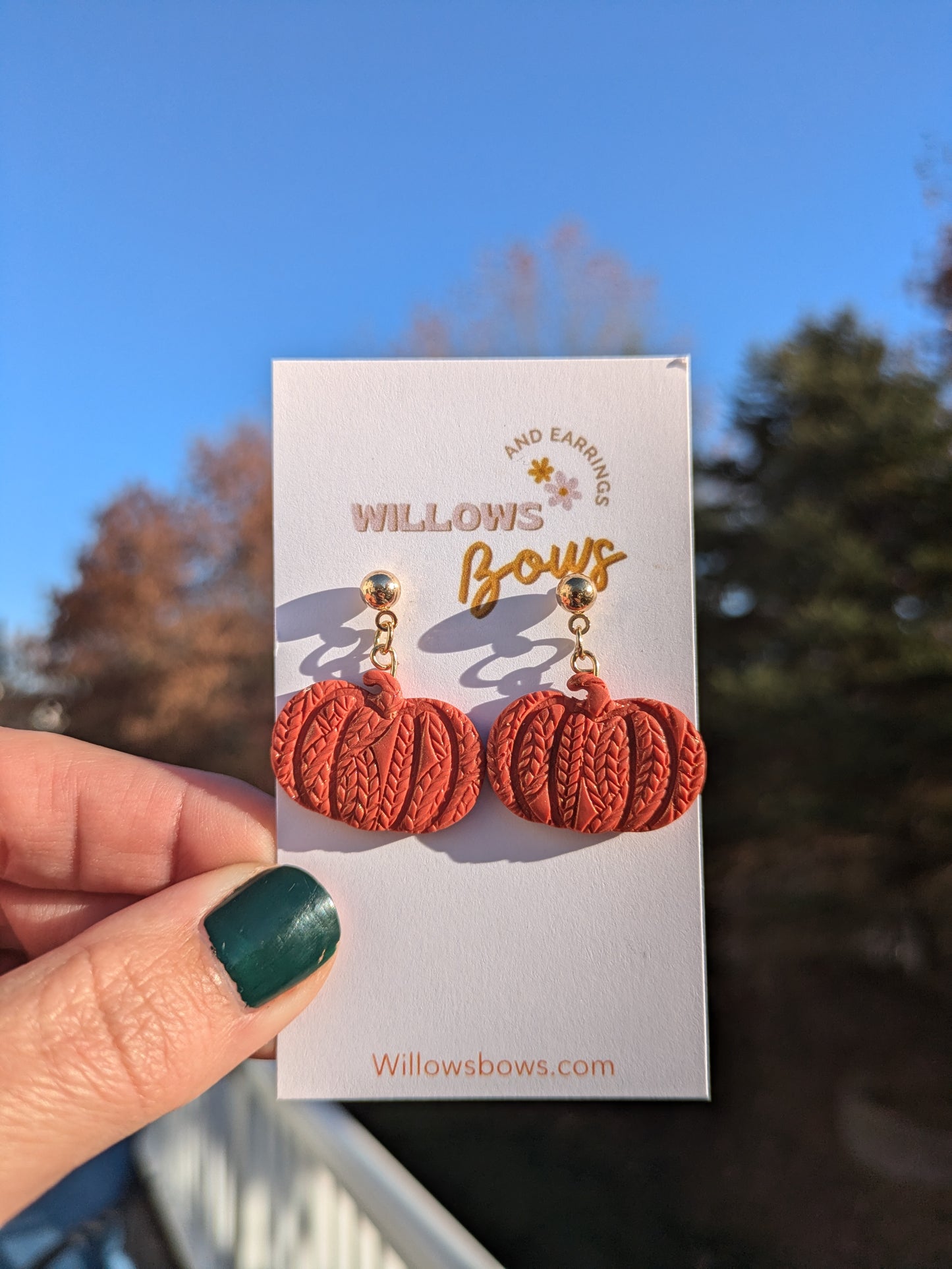 Embossed pumpkins