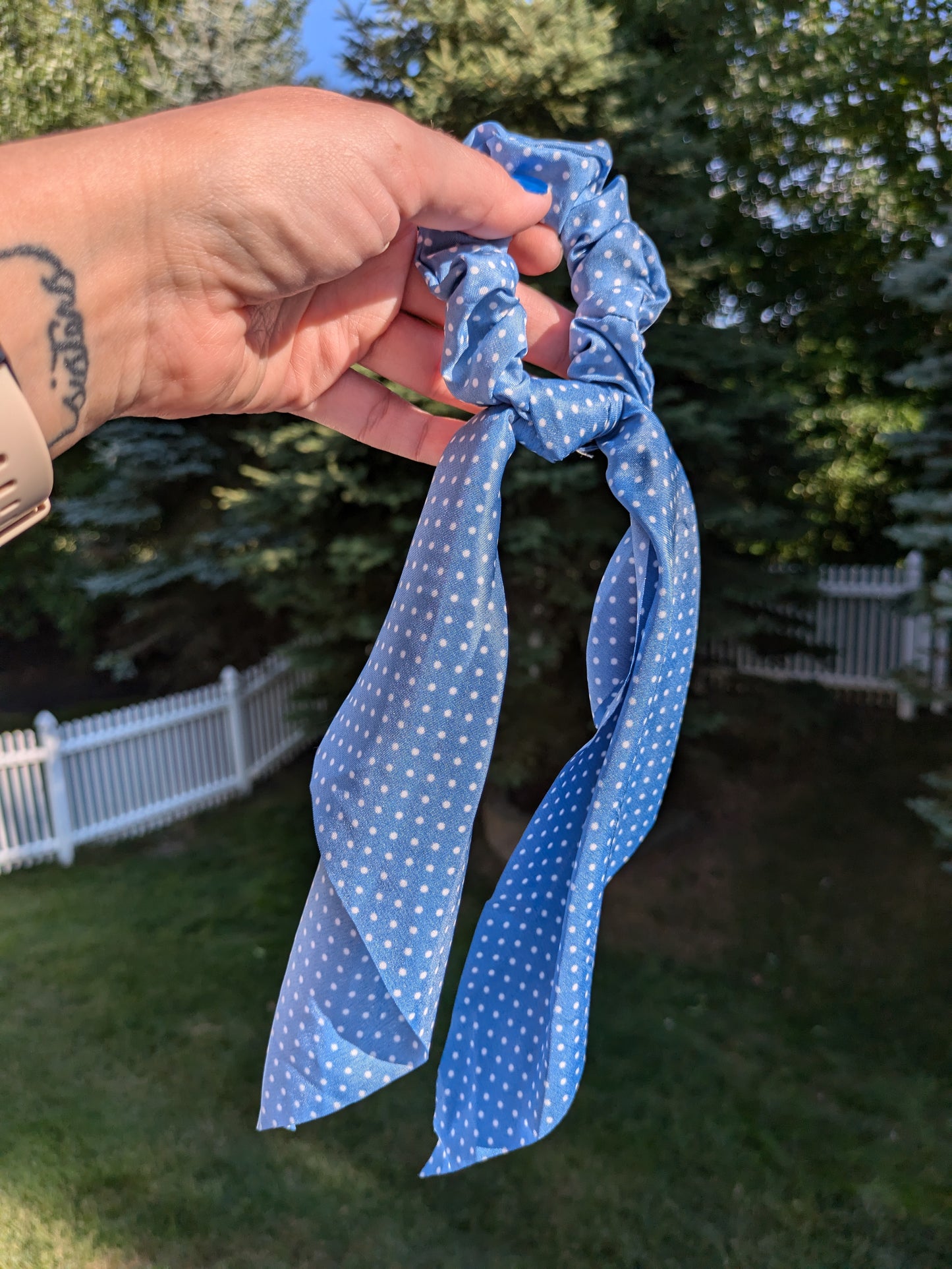 Chiffon scrunchie