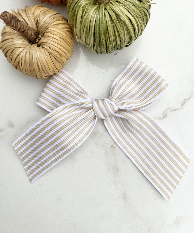 Pinstriped ribbons