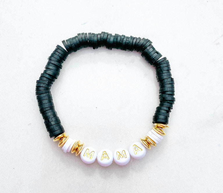 Mama, beaded bracelet