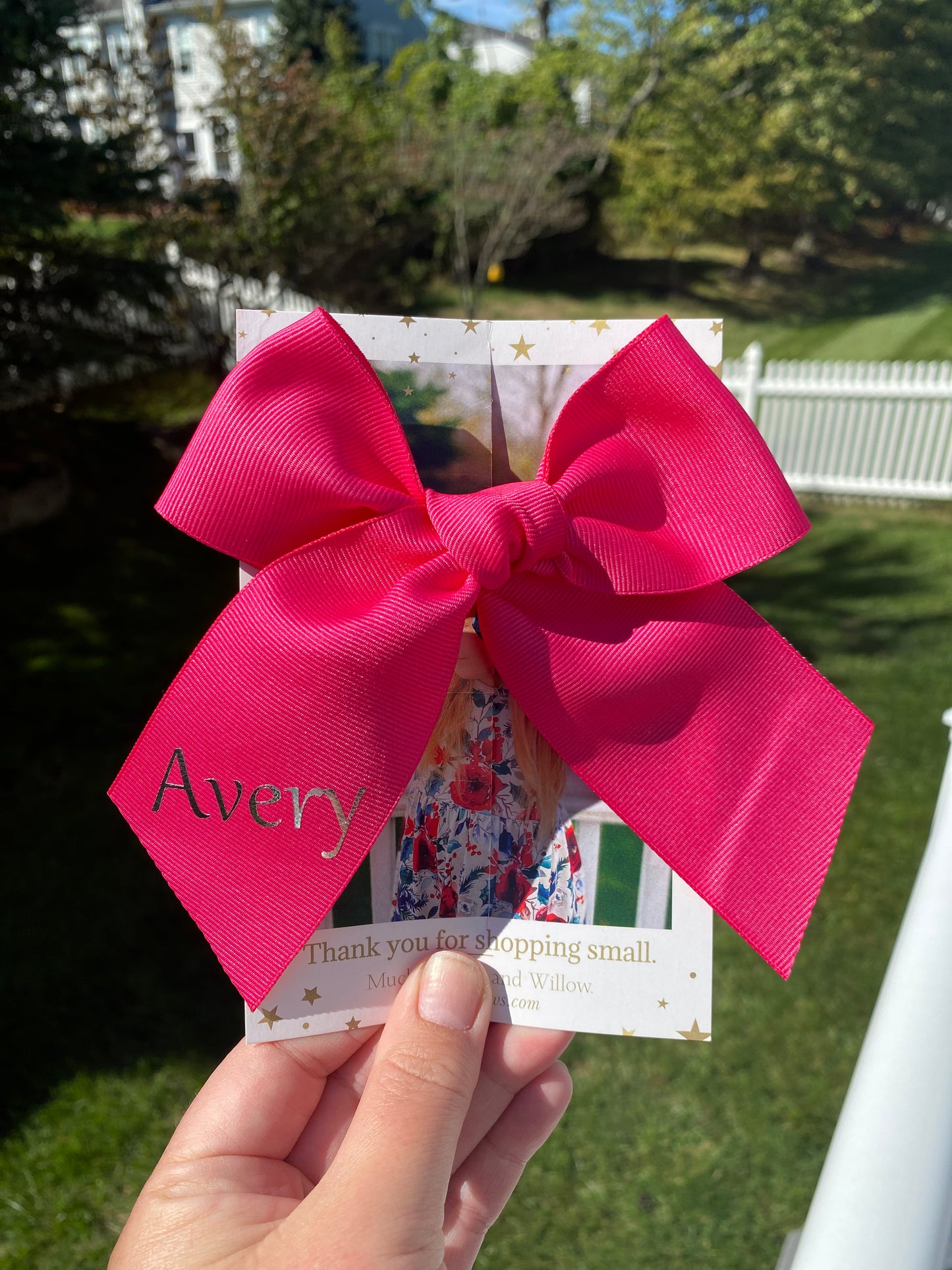 Personalized ribbons