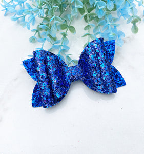 Royal blue glitter bomb