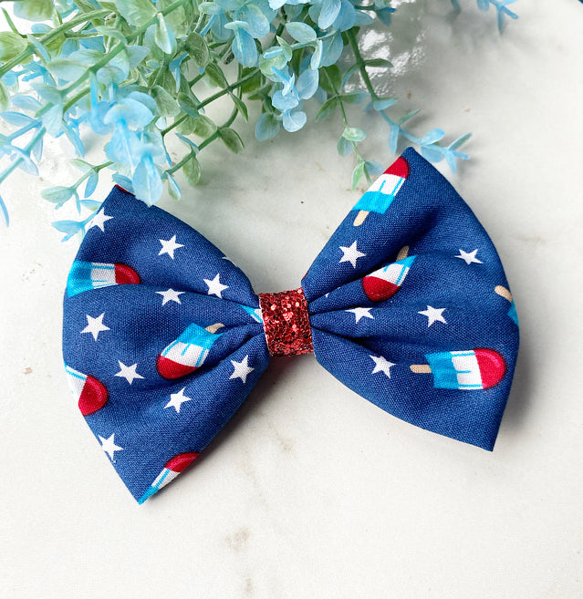 Bomb pops oversized bow