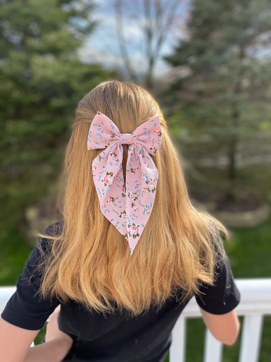 Large pink floral