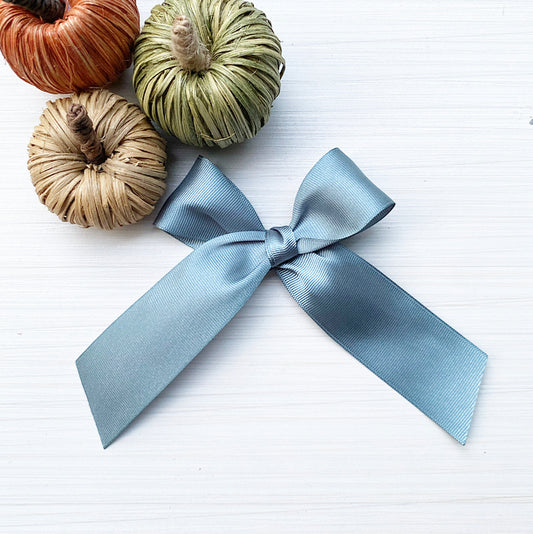 Antique blue ribbon