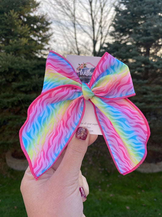 Rainbow tiger stripes