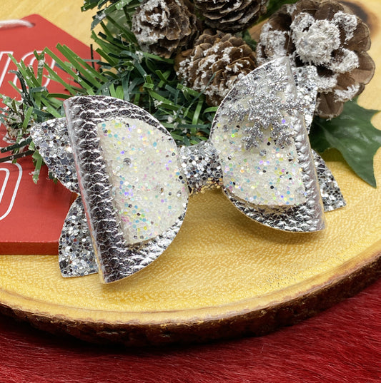 Silver snowflakes