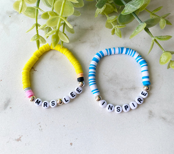 Teacher bracelets