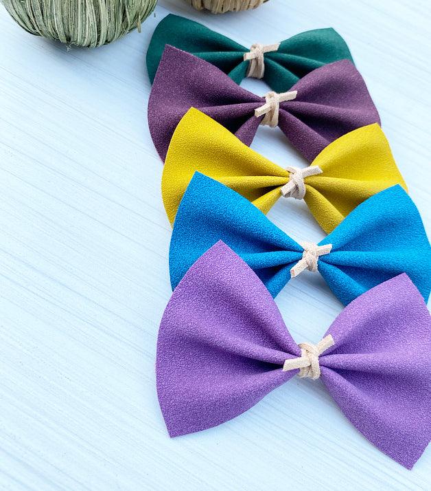 Suede Willow style bows