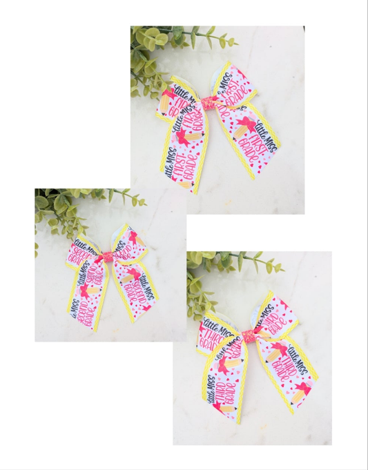 1st, 2nd & 3rd grade bows