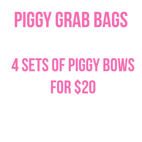 Piggy set grab bags