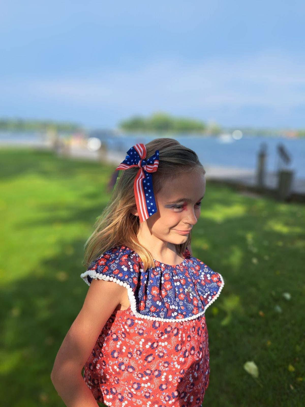 Stars & stripes, ribbon bow