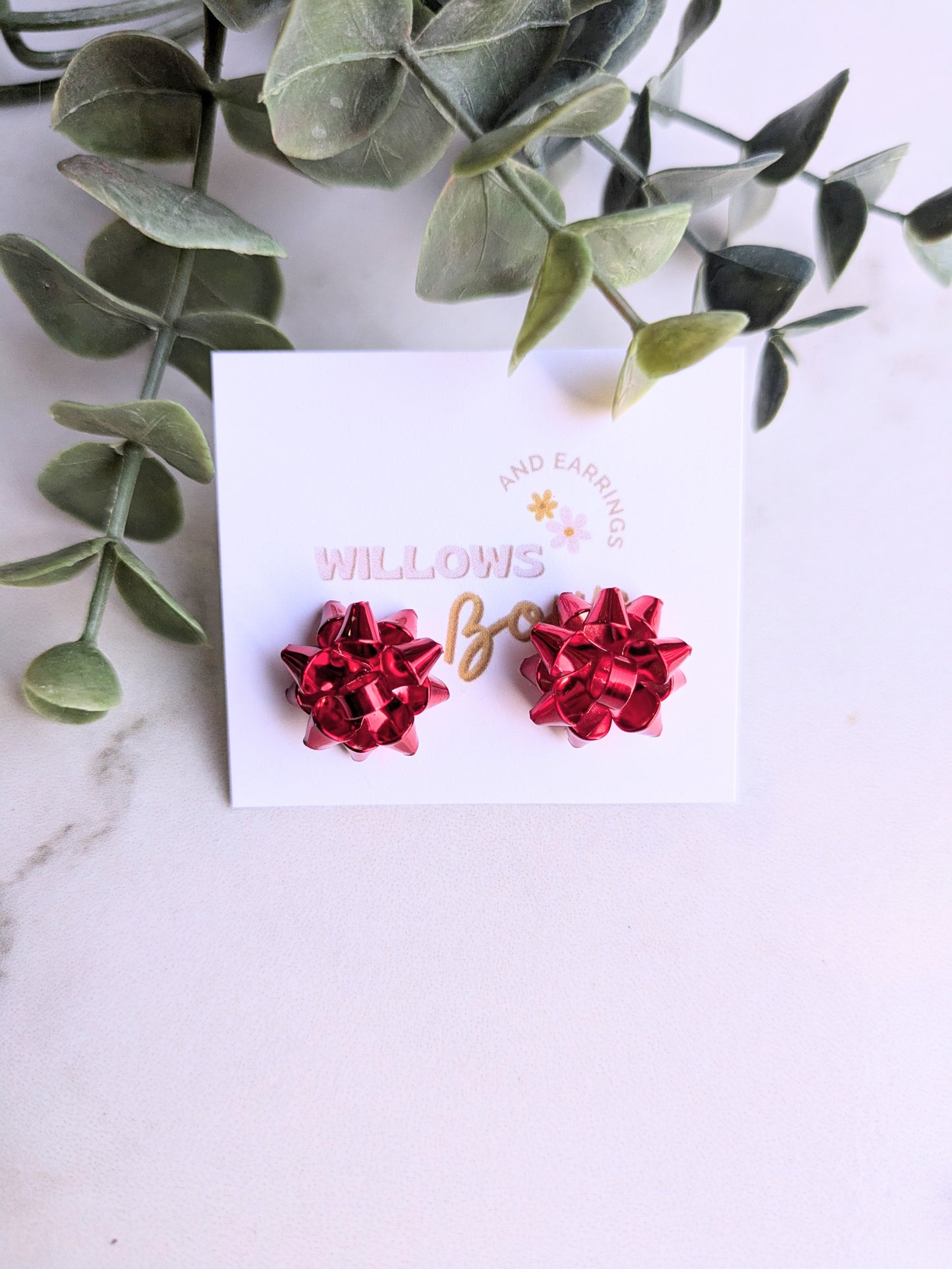 Sparkly gift studs