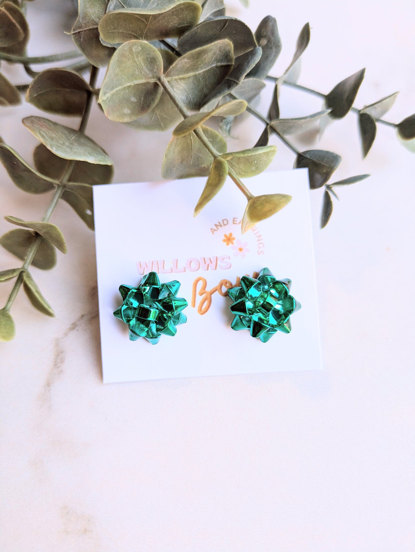 Sparkly gift studs