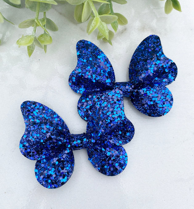 Iridescent royal blue