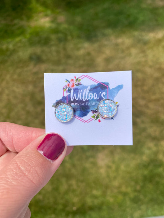 Queen glitter, 12mm studs