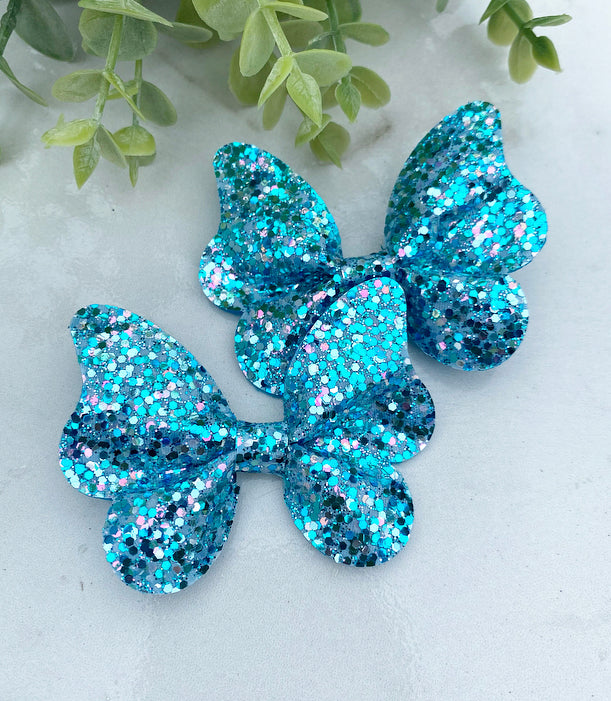 Iridescent ocean blue