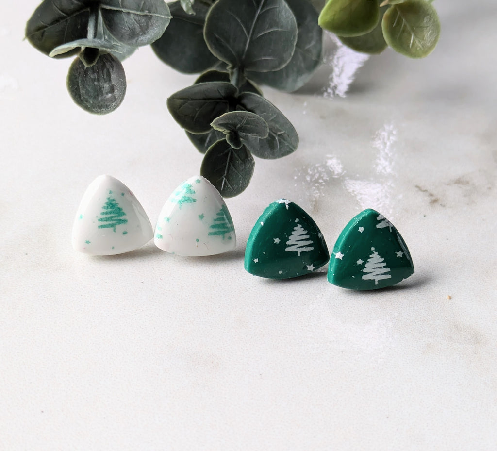 Winter wonderland tree studs