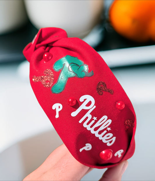 Red baseball headbands