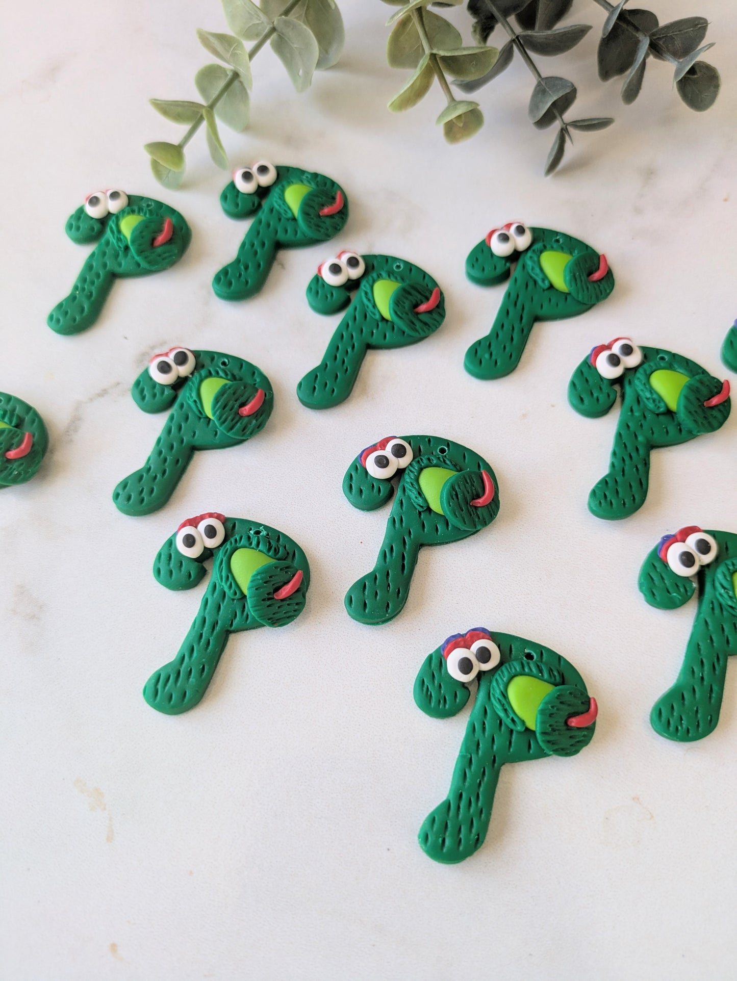 Baseball earrings