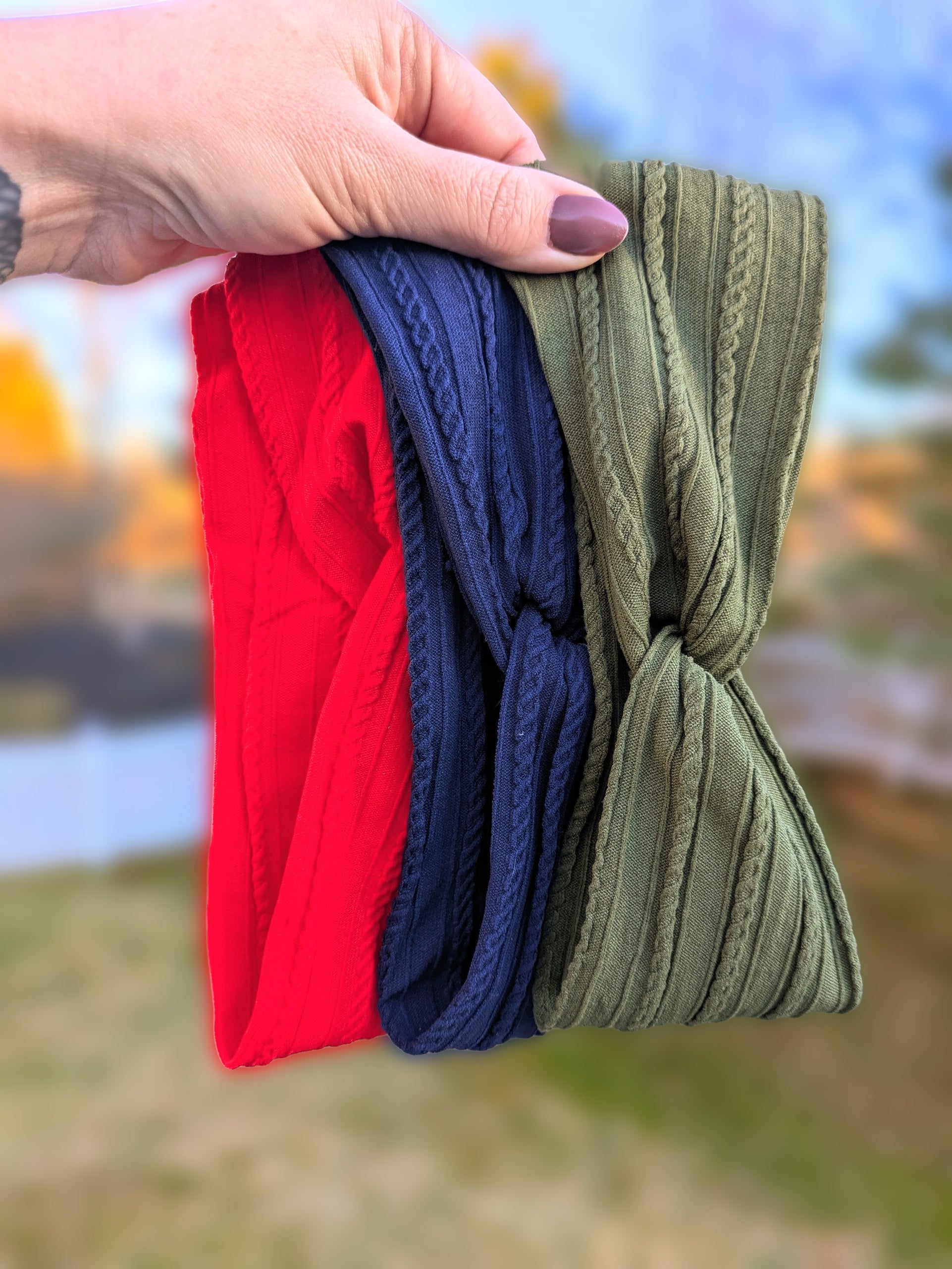 Knit headbands