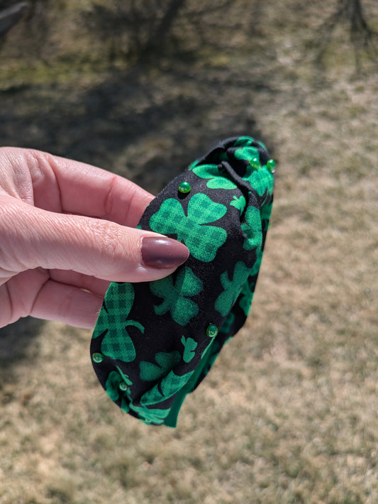 Plaid shamrocks