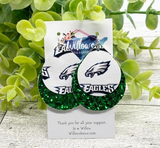 Football earrings
