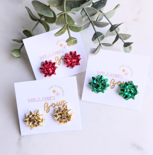 Sparkly gift studs