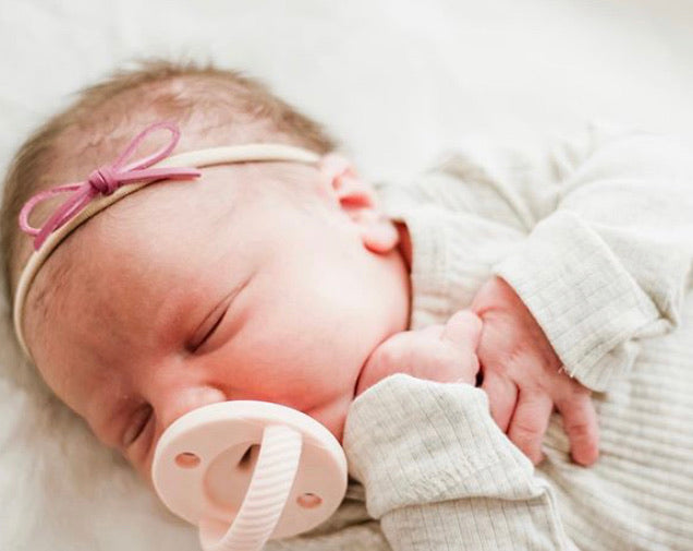 Pink rope headband