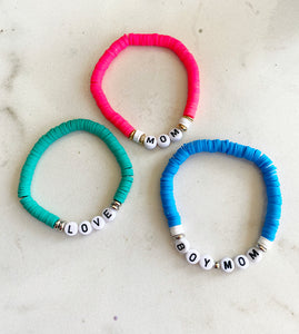 Pick your color, personalized bracelet