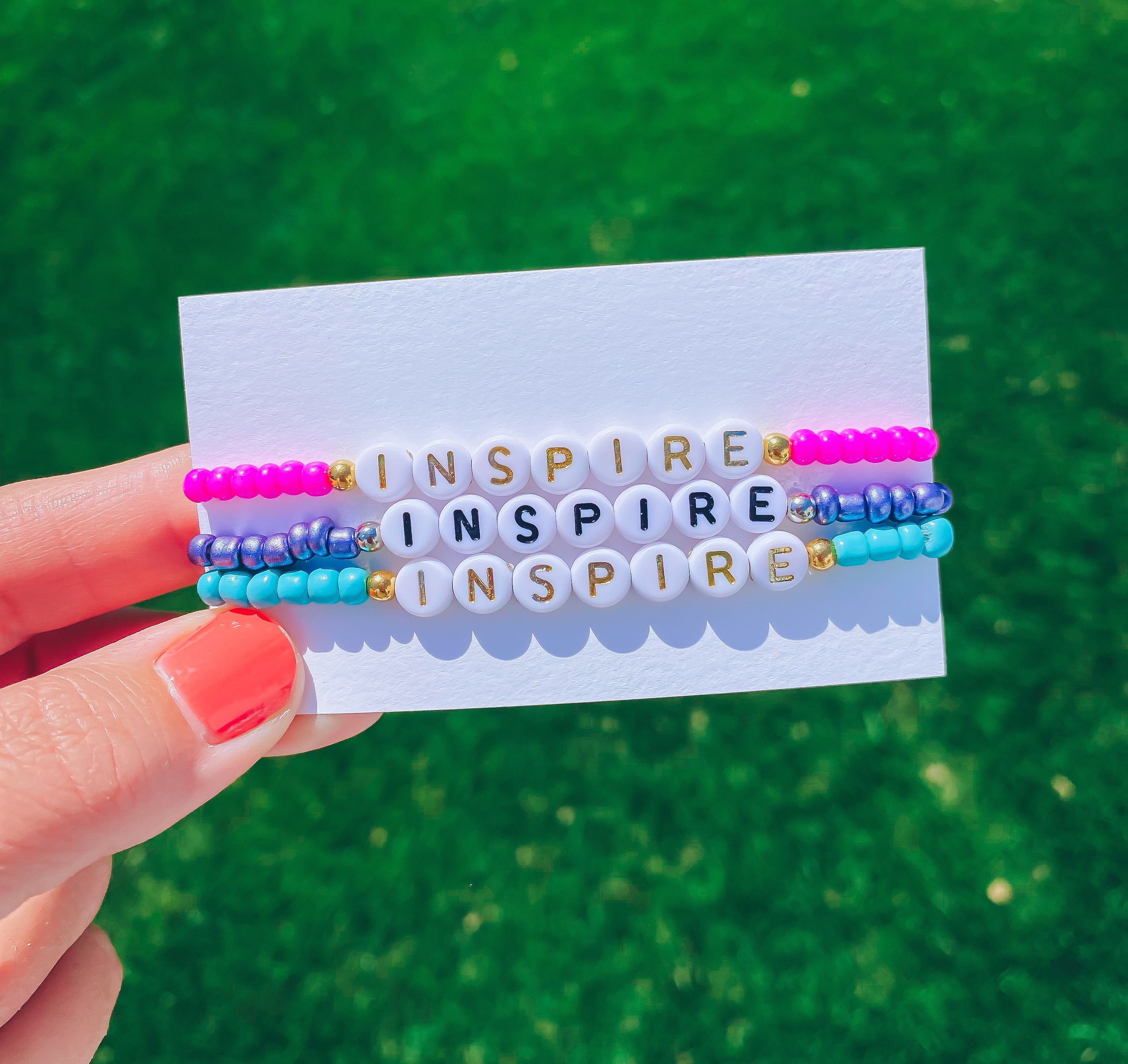 Inspire, personalized bracelet