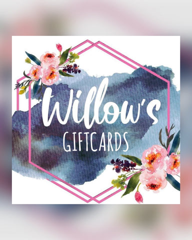 Willow's gift cards